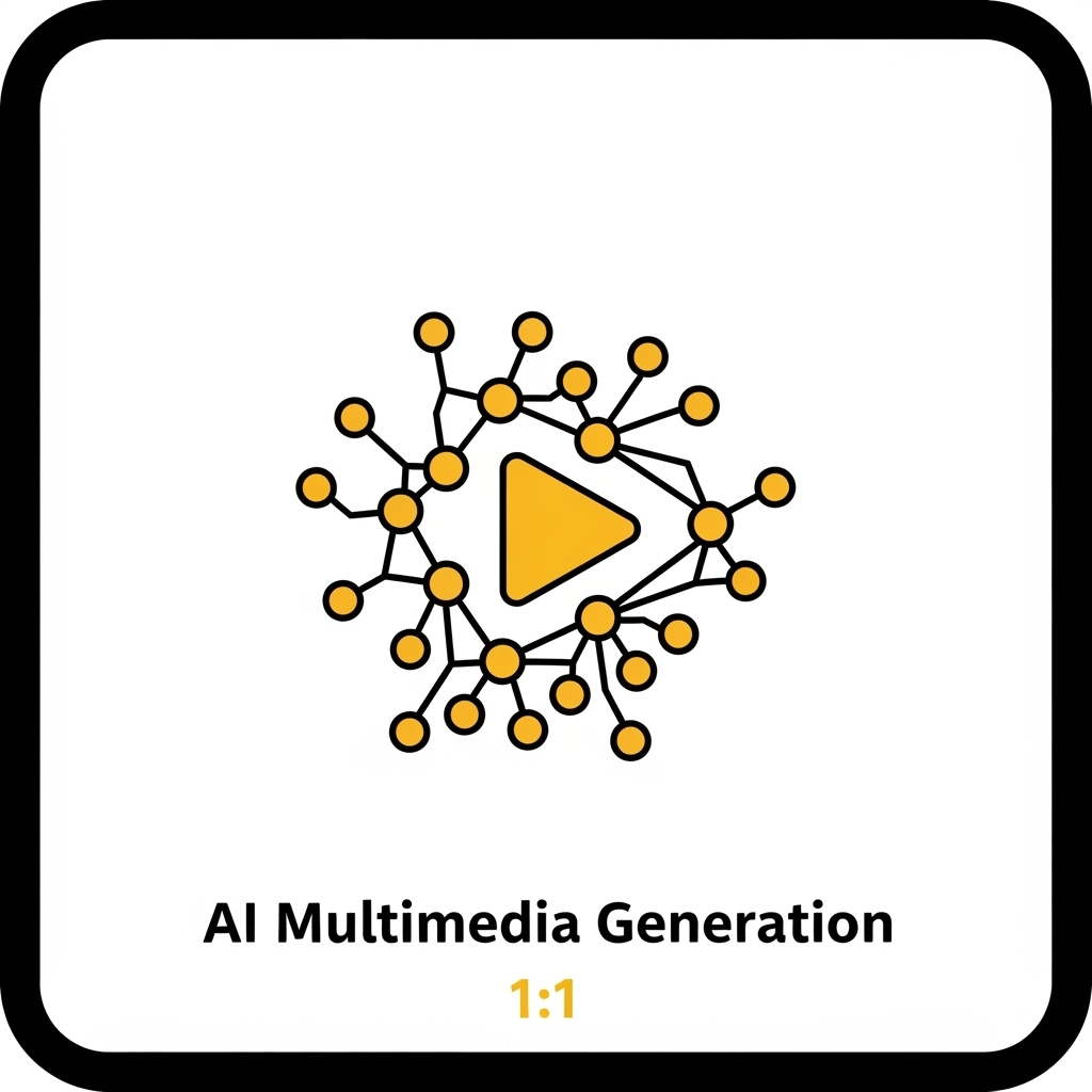 Icono de Generación Multimedia con IA