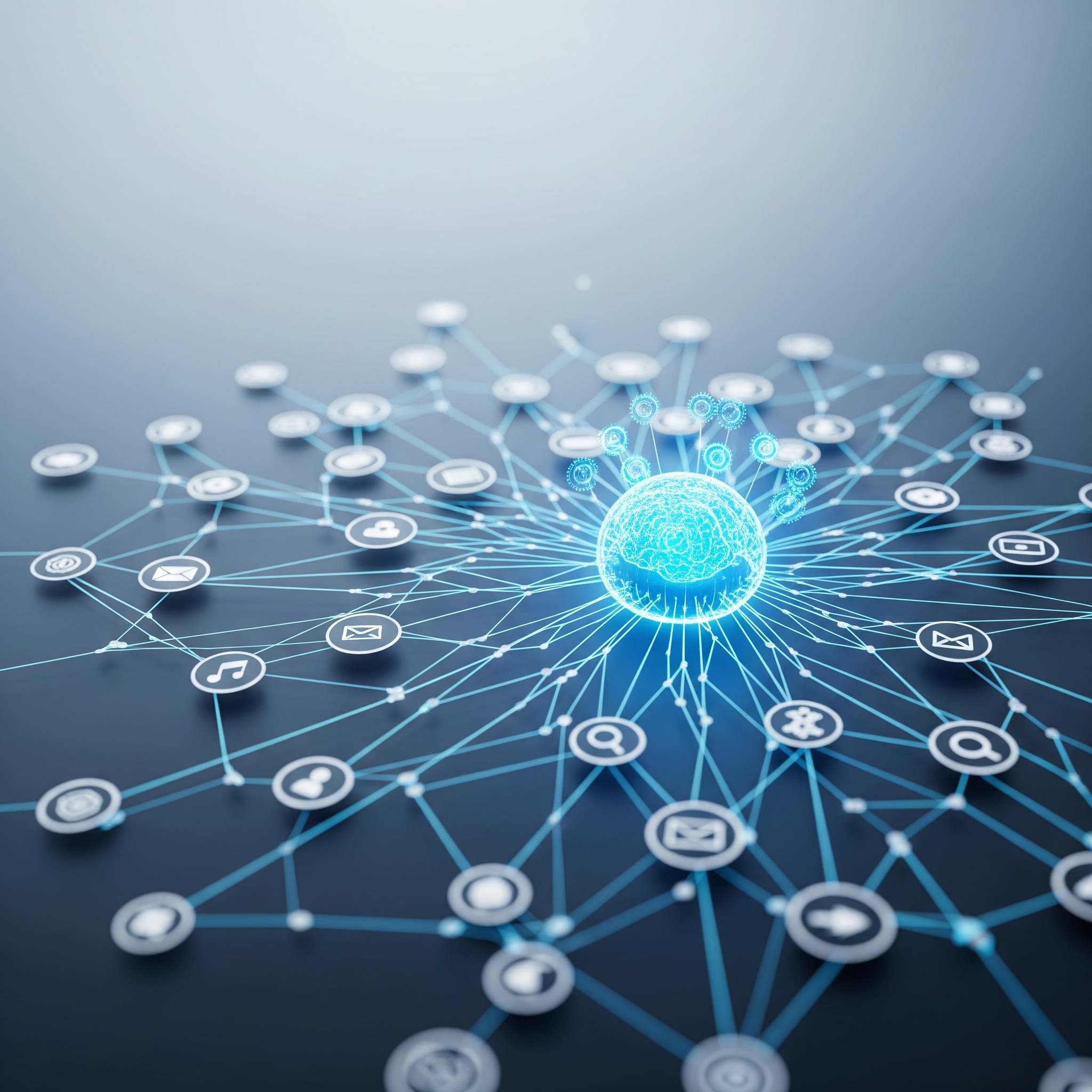 Esquema de sistema Multiagente para Marketing Digital