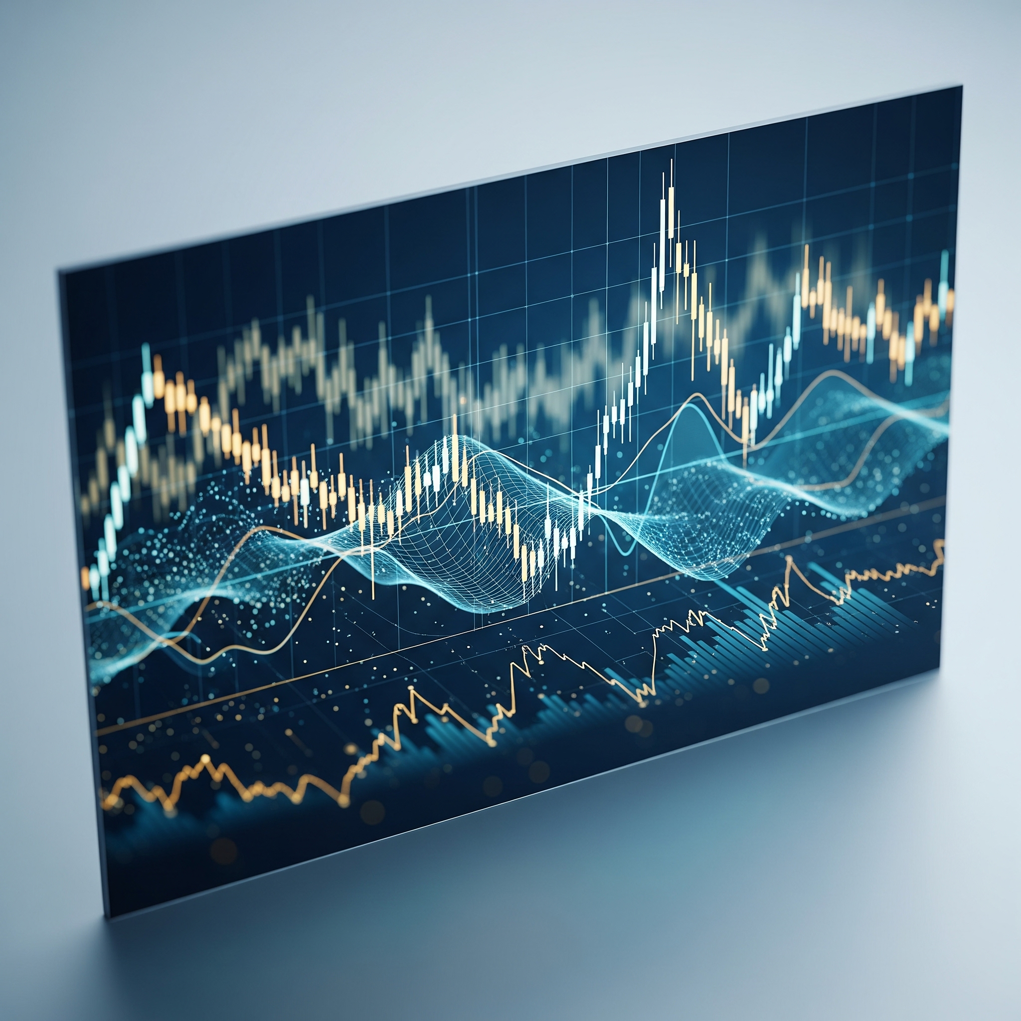 Visualización de plataforma de Trading Algorítmico con IA
